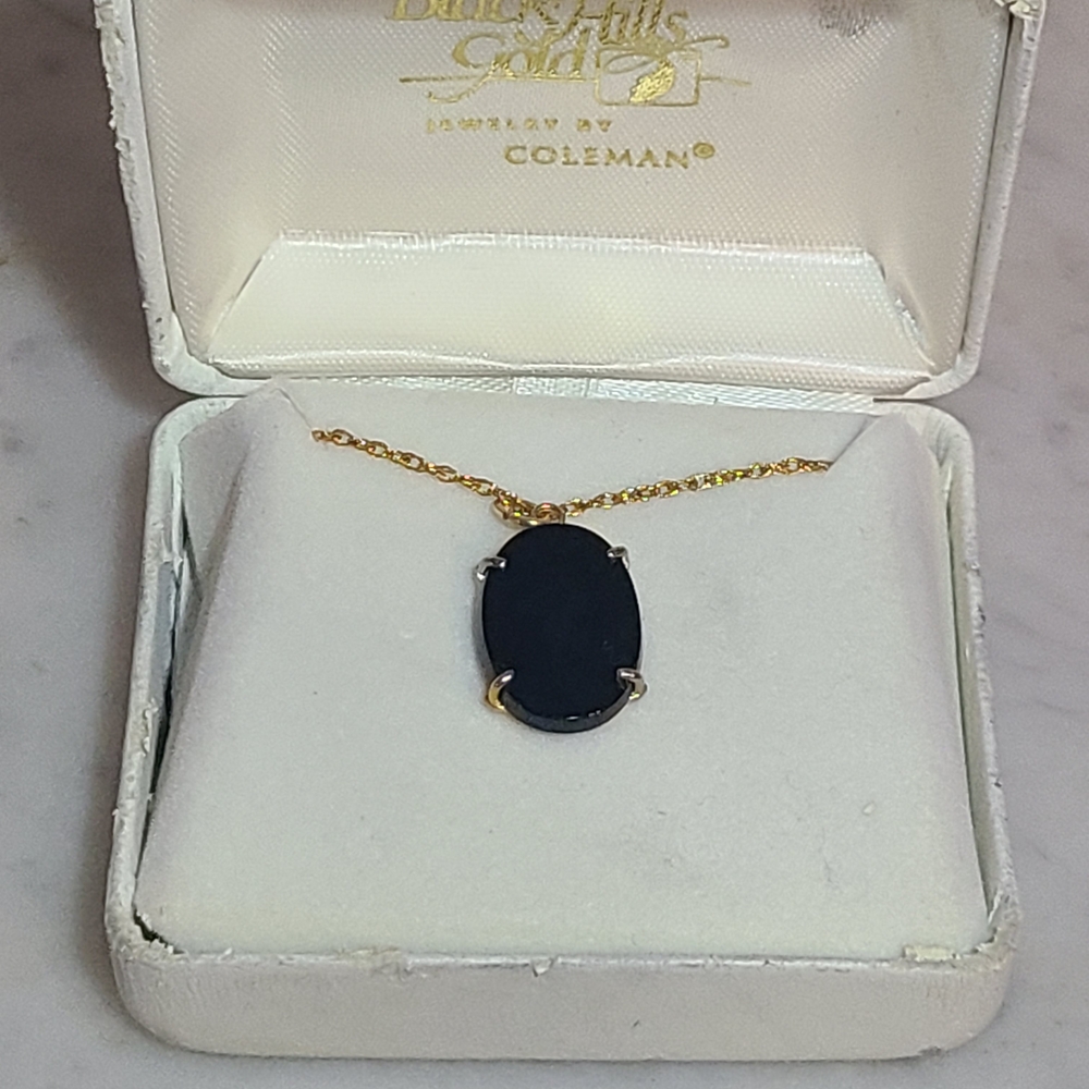 Black Hills Gold Angel Pendant Necklace by Coleman - Picture 4 of 6